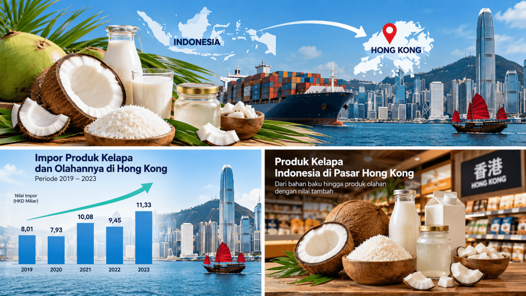 Ekspor Kelapa dan Turunannya ke Hong kong